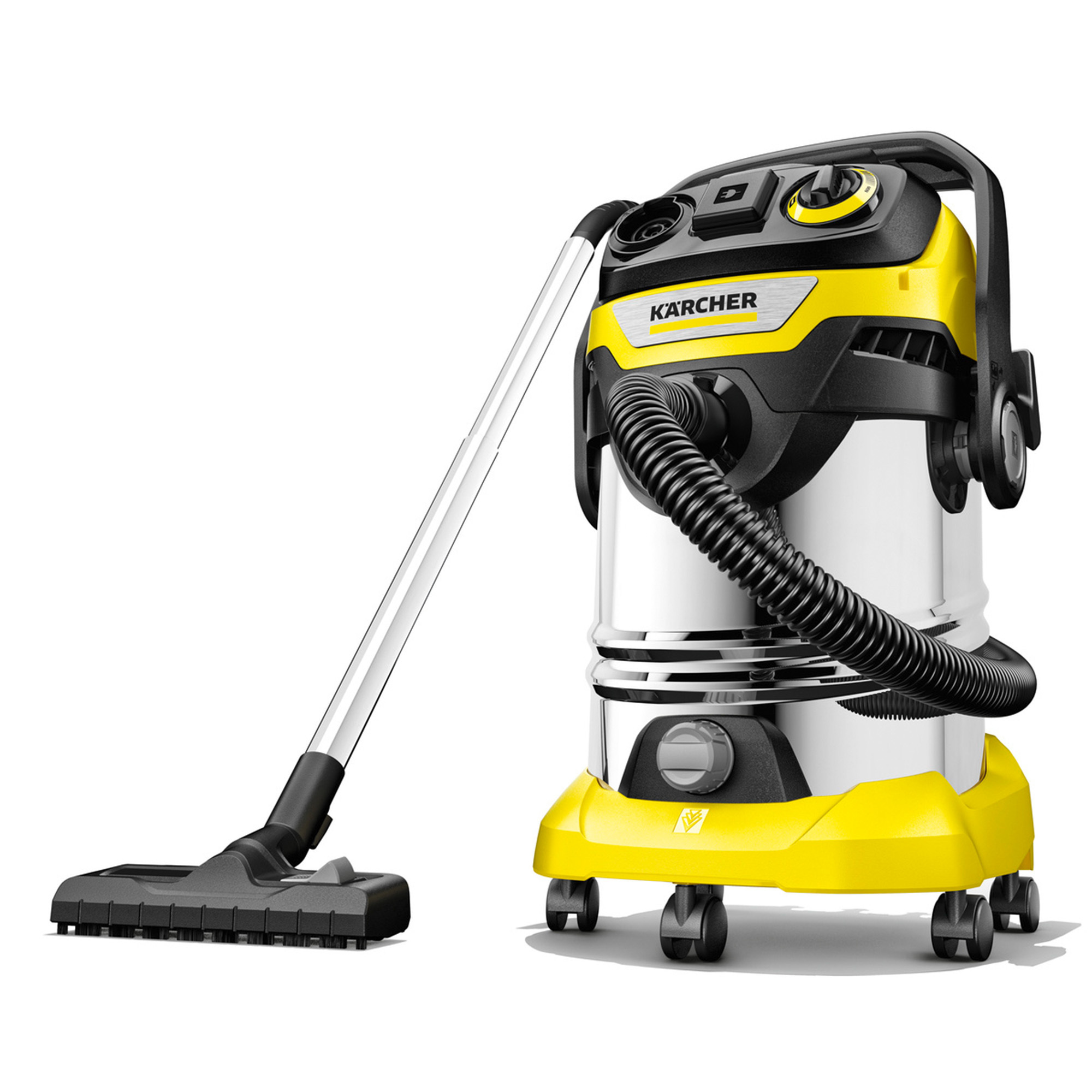 Karcher WD 6 Wet/Dry Vacuum — 11.5ft. Suction Hose, 26.3ft. Power Cord, Blower Function, Heavy Duty, Made in Europe, Model# WD 6